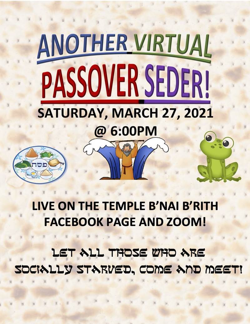 Banner Image for 1st Night Passover Zoom Seder