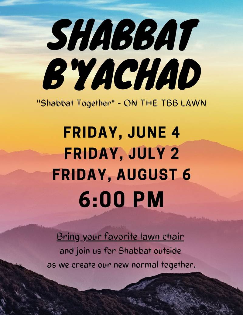 Banner Image for Shabbat B'Yachad (Outside)