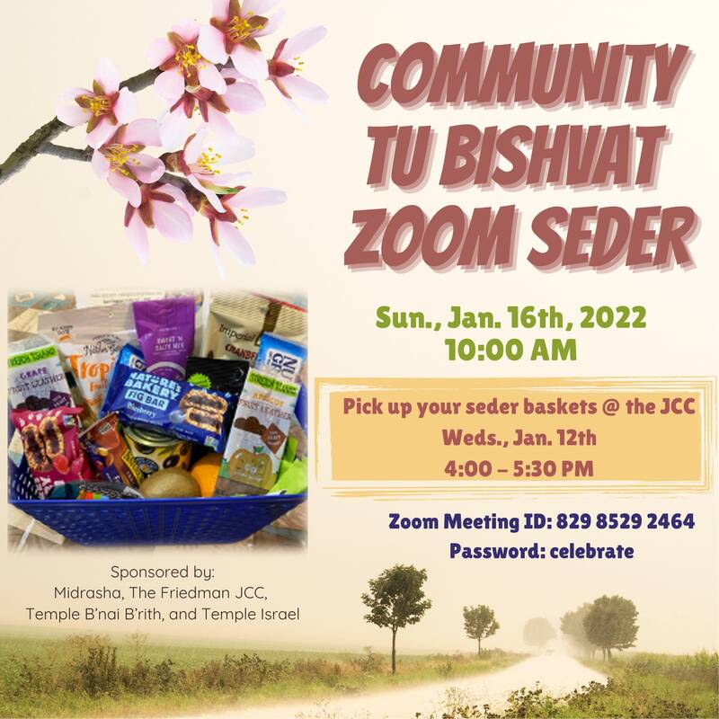 Banner Image for Community Tu Bishvat Zoom Seder